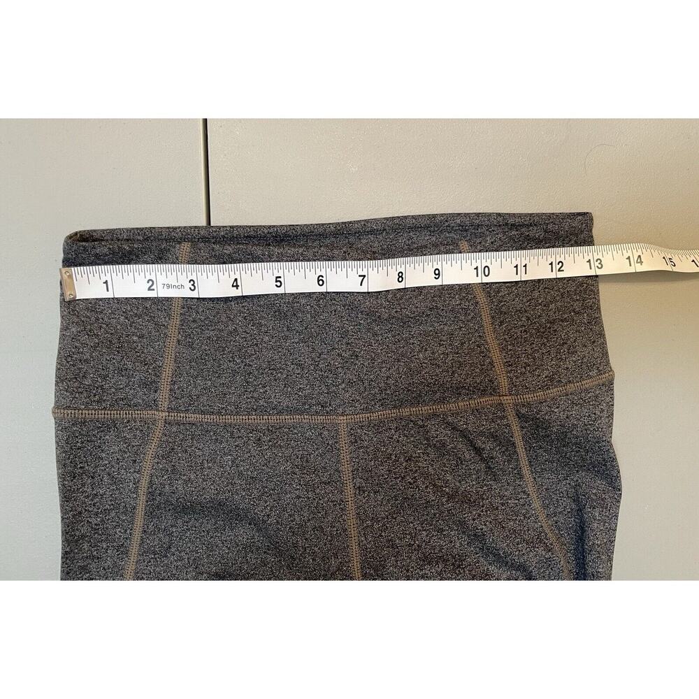 Athleta‎ Salutation Powervita Capri Crop Leggings Gray Size S Yoga Athletic - Picture 9 of 10